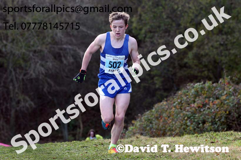 Mens under-17s 2017 Start Fitness North Eastern Harrier League, Aykley Heads, Durham. Photo:  David T. Hewitson/Sports for All Pics